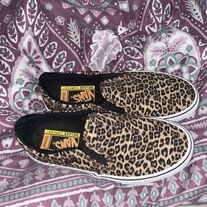 Cheetah print vans
